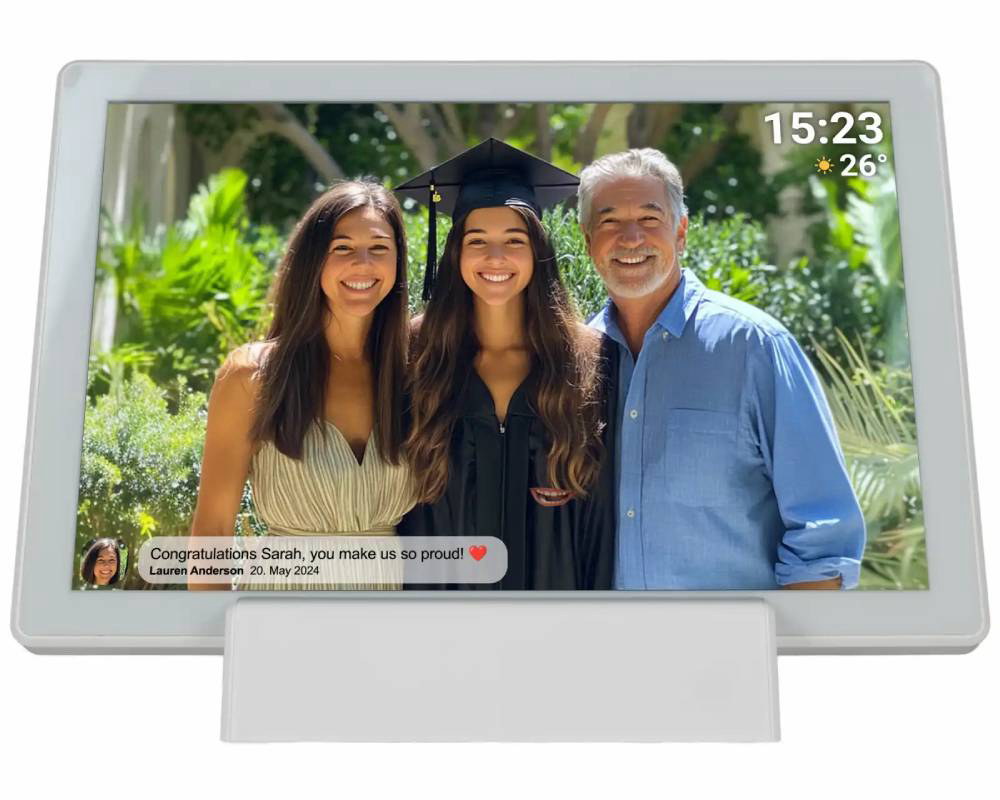 Digitalni foto okvir za slike Denver Frameo 10.1" 16GB PFF-1070W - bijeli